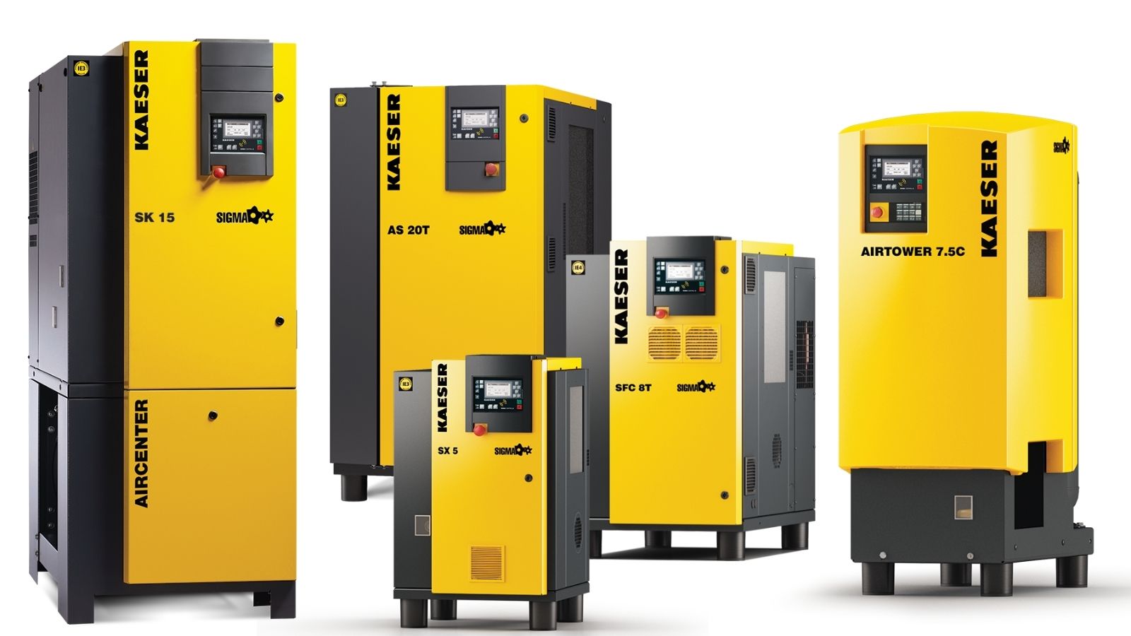 Belt drive screw compressors - Valley Compressed Air